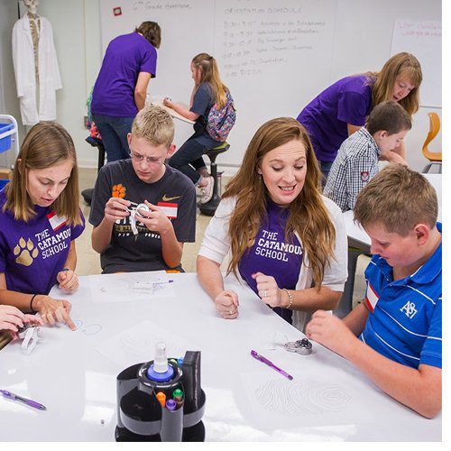The Catamount School held orientation for students and parents on Aug. 15. The collaborative effort of WCU and the local public school system opens Tuesday, Aug. 22.